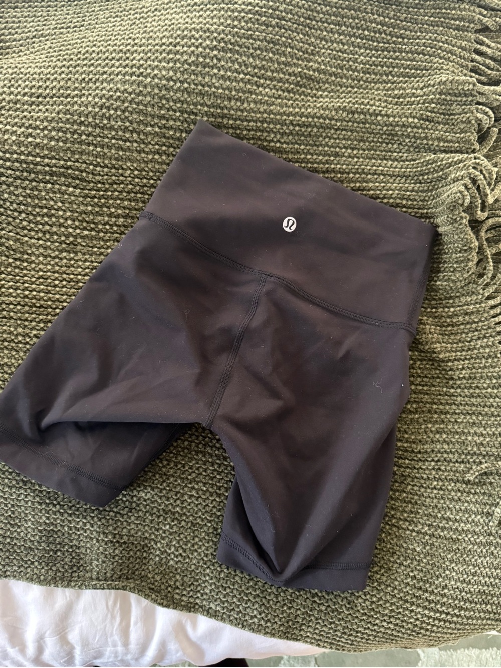 lululemon athletica High-Waist Black Women’s Biker Shorts